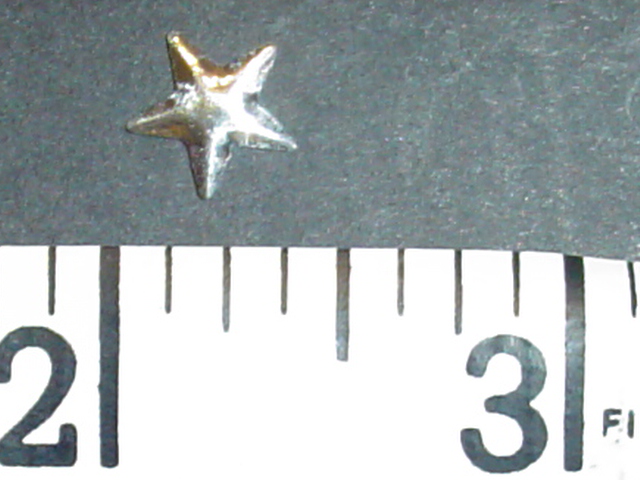 1 Gross 10mm SILVER STARS NAILHEAD HOTFIX